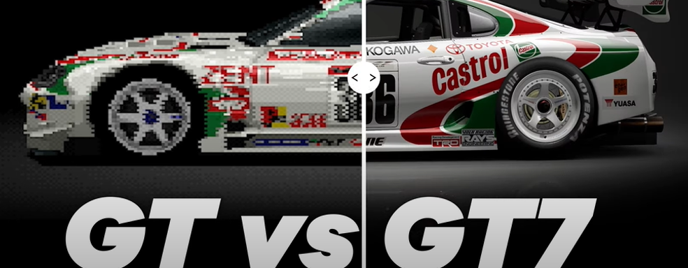 Sony сравнила графику Gran Turismo 7 с Gran Turismo для PlayStation 1
