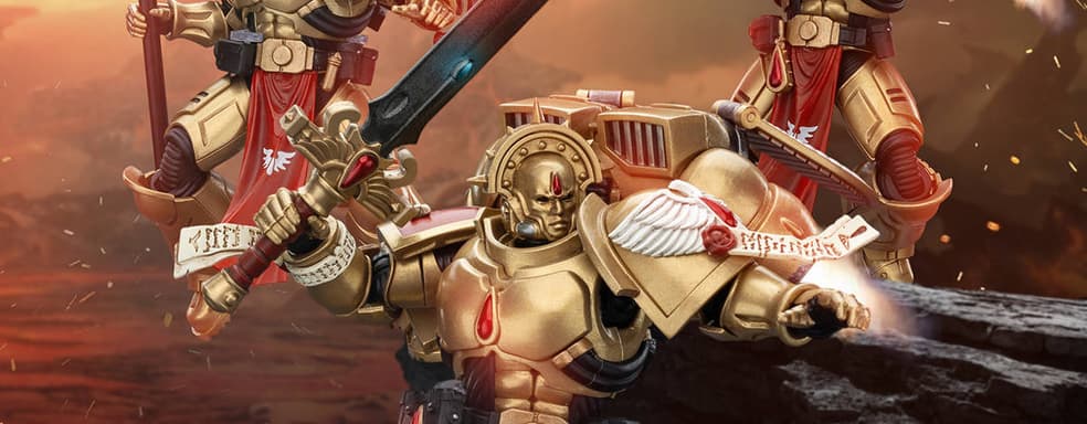 Элита Кровавых Ангелов: JoyToy представила набор с фигурками Сангвинарных Гвардейцев из Warhammer 40,000