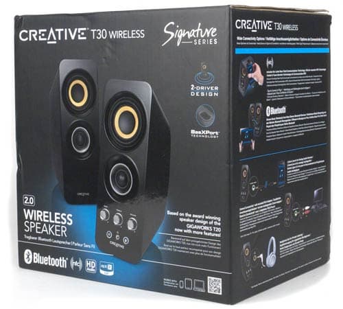 Упаковка Creative T30 Wireless