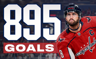 Хоккеист Александр Овечкин установил рекорд, забросив 895 шайб, а его игровая версия из NHL забила в 241 728 раз больше