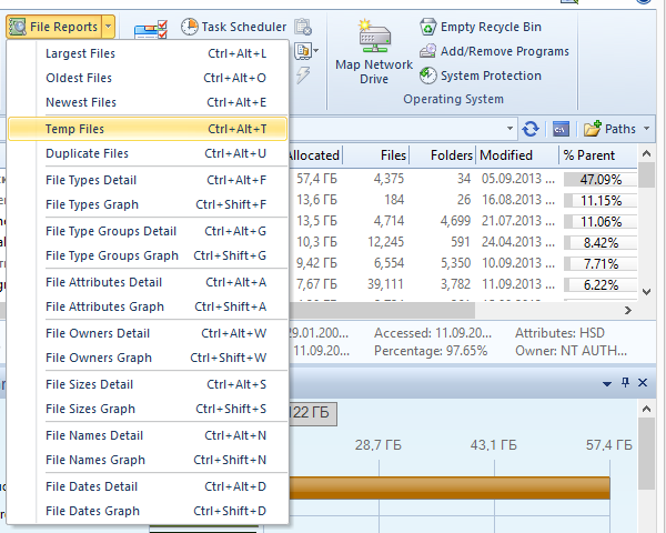 Возможности File Reports