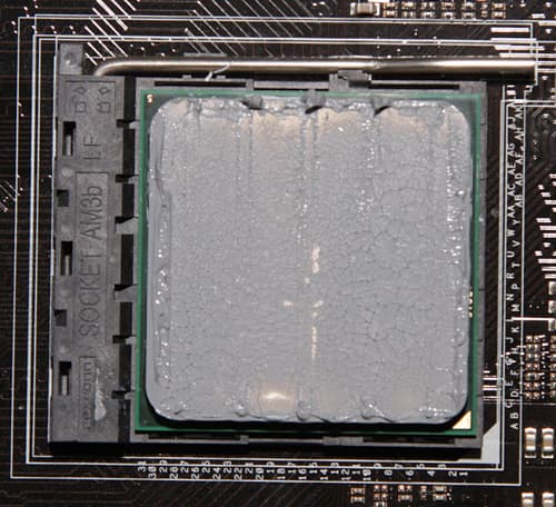 SilverStone AR06, распределение термопасты