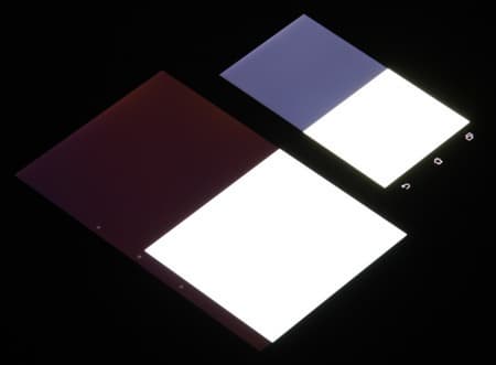 Обзор смартфона Asus Padfone Е. Тестирование дисплея