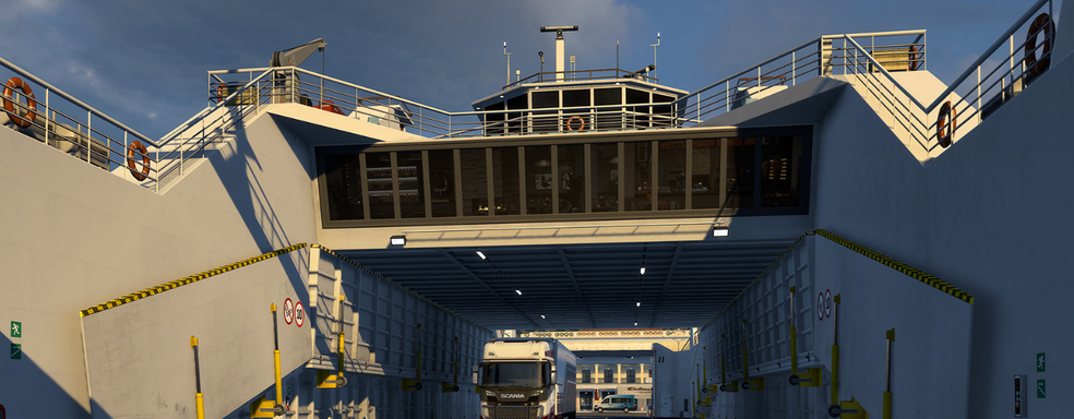 Ports and realistic ferries of Greece in Euro Truck Simulator 2. New screenshots of the Greece add-on