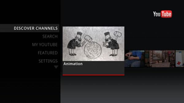 Приложение YouTube для VIERA Connect