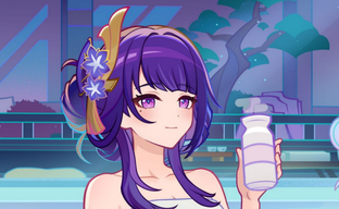 У полуобнажённой Сёгун Райдэн из Genshin Impact появилась компания и закуска. miHoYo устроила раздачу подарков и показала досуг девушек в бане