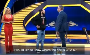 Мужчина ворвался на сцену немецкого шоу, чтобы узнать о GTA 6