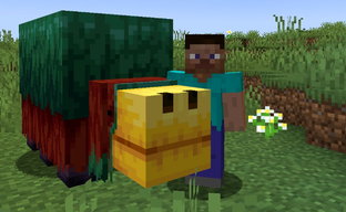 В Minecraft появится огромный Нюхач. Знакомство с новым мобом и сравнение со Стивом