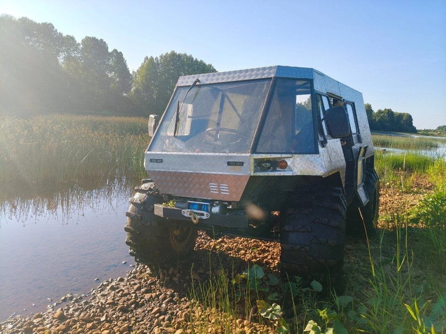 Пермский умелец собрал свой Tesla Cybertruck