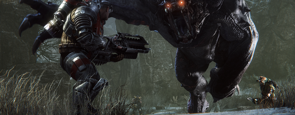 Появились концепты Evolve 2 — отменённого шутера о противостоянии охотников и монстра