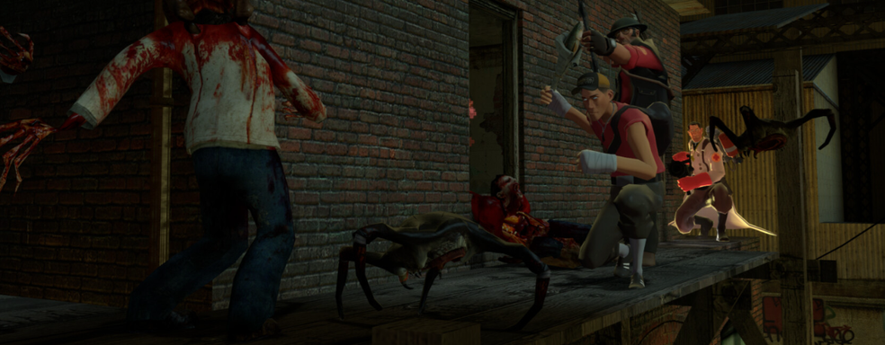 Team Fortress 2 отправляется в мир Half-Life 2 — в Steam выйдет мод Lambda Fortress про Сити-17 с поддержкой инвентаря TF2