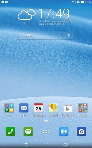 Операционная система Asus Fonepad (FE375CG)