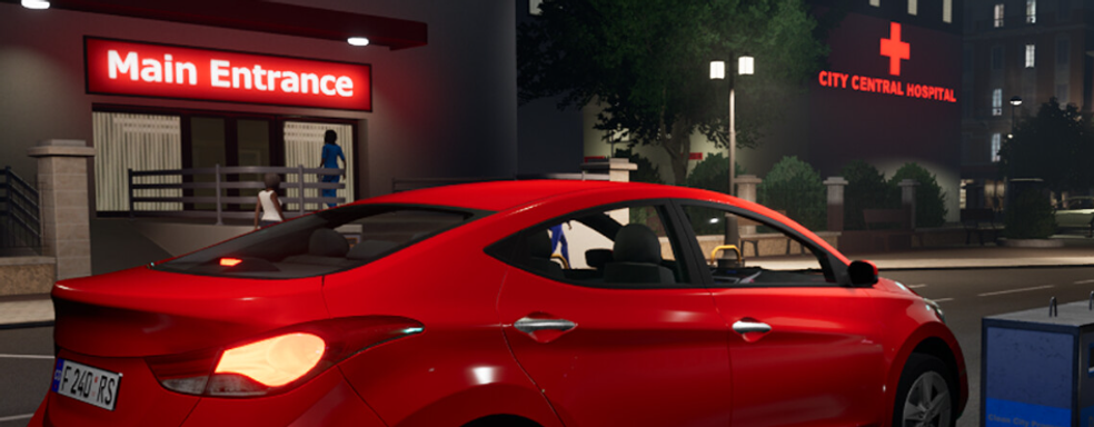 Russian car simulator is made beautiful and optimized: City Car Driving 2.0 authors showed how locations are created