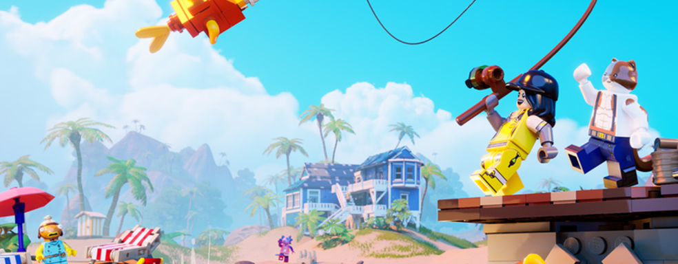 LEGO Fortnite похорошела — в игру добавили рыбалку