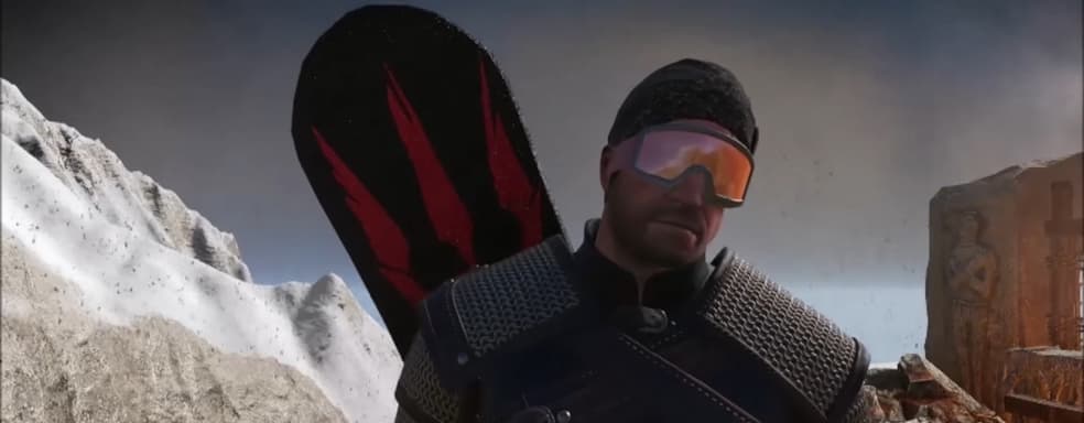 Мод для «Ведьмака 3» превращает Геральта в боевого сноубордиста