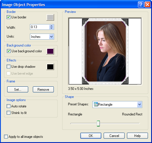 Свойства объекта ACD FotoSlate 4 Photo Print Studio