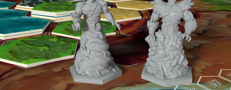 Элементальные битвы: в конце июня откроется предзаказ на настольную игру «Столпы Стихий»