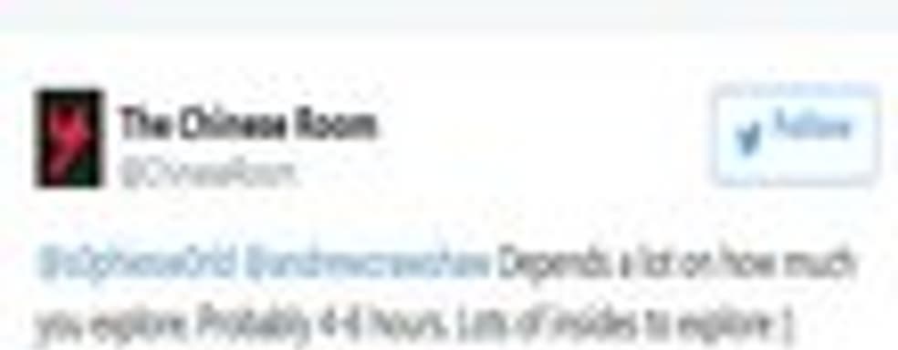 Время прохождения Everybody’s Gone to the Rapture 