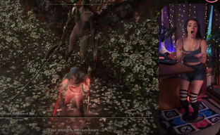 Стримерша одолела Малению из Elden Ring на танцевальном коврике, потратив 553 попытки