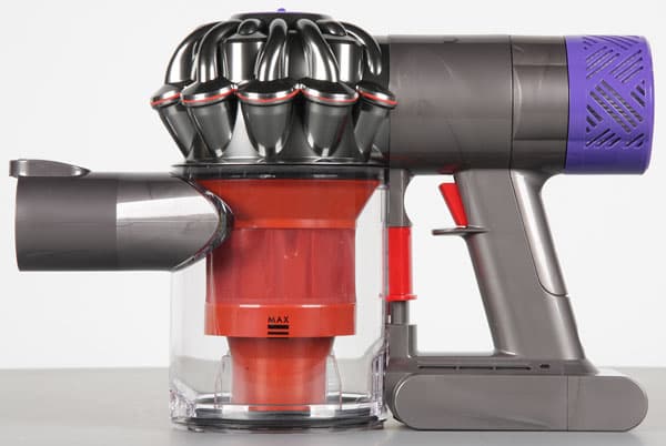 Пылесос Dyson V6 Total Clean, вид слева Пылесос Dyson V6 Total Clean, вид слева