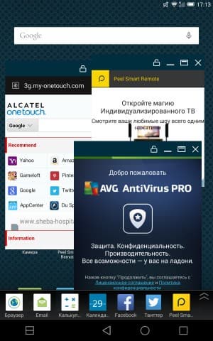 Операционная система Alcatel OneTouch Hero 8