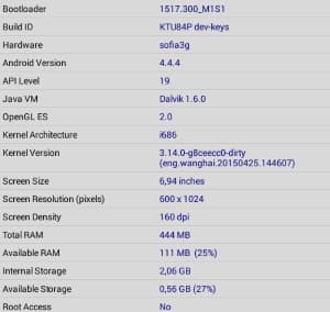 Операционная система планшета Teclast X70 3G