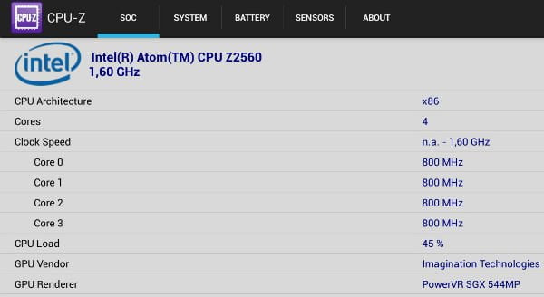 Скриншот ASUS MeMO Pad FHD 10