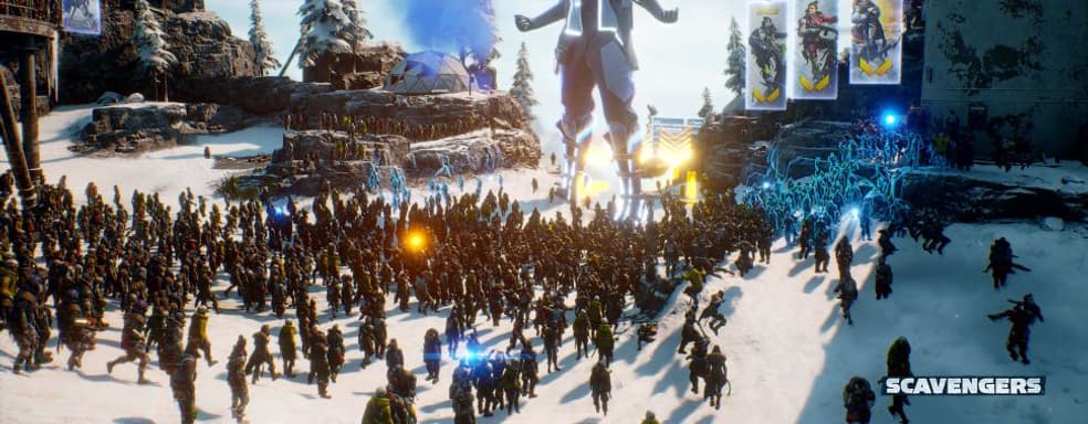 Более 9000 игроков на карте. Создатели Scavengers провели эксперимент