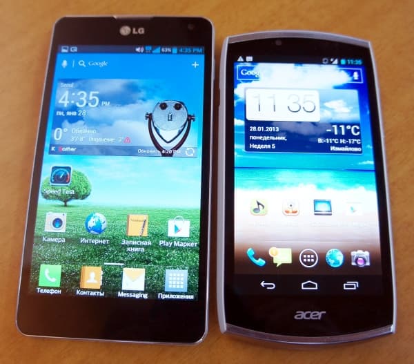 Обзор LG Optimus G