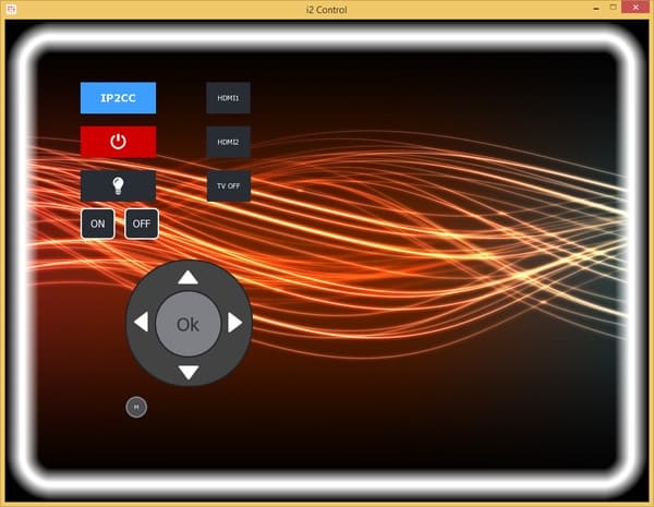 Пример интерфейса iRidium Пример интерфейса iRidium