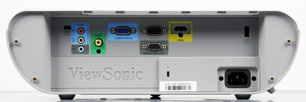 DLP-проектор ViewSonic PJD7830HDL, вид сзади