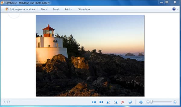 Фотографии на планшете ASUS Eee Slate