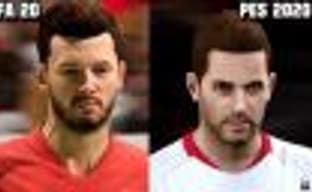 Видеосравнение игроков FIFA 20 и PES 2020