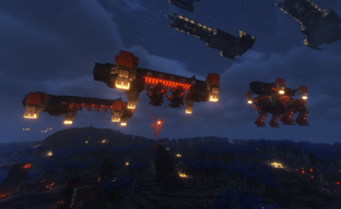 Minecraft recreates the Automaton attack on Malevelon Creek from Helldivers 2