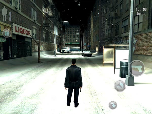 Max Payne Mobile на iPad Max Payne Mobile на iPad
