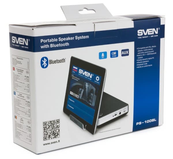 Коробка колонки Sven PS-1000BL
