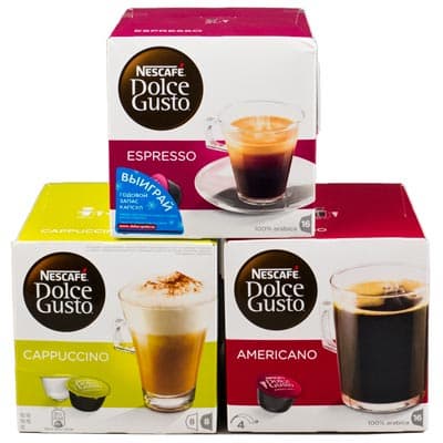 Капсулы Dolce Gusto (Nescafe)