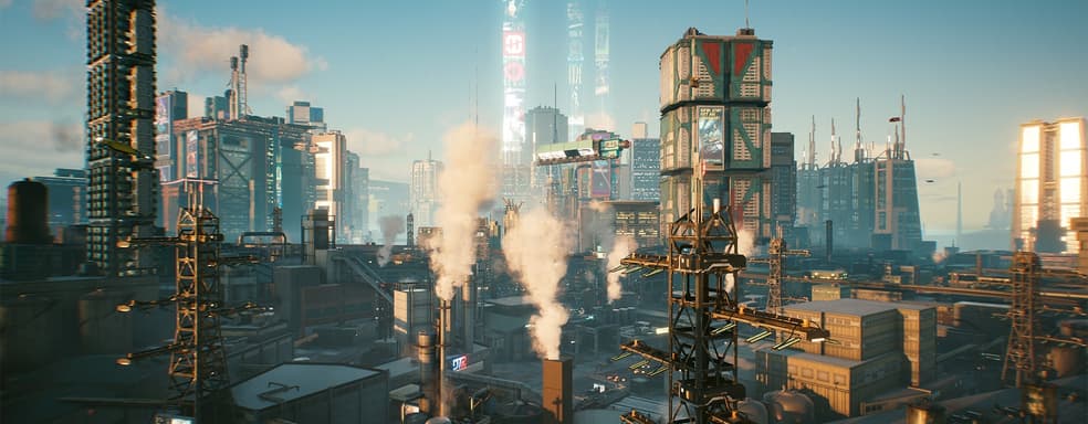 Появилась полная карта Найт-Сити из Cyberpunk 2077