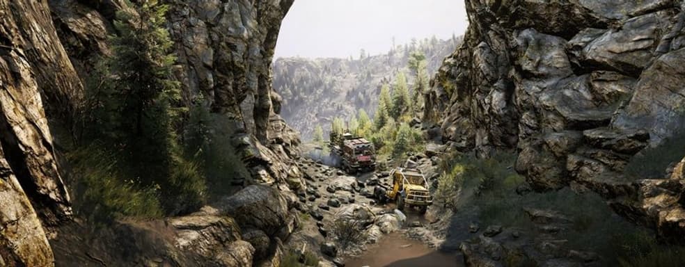 Авторы Expeditions: A MudRunner Game похвастались разнообразием ландшафта в игре