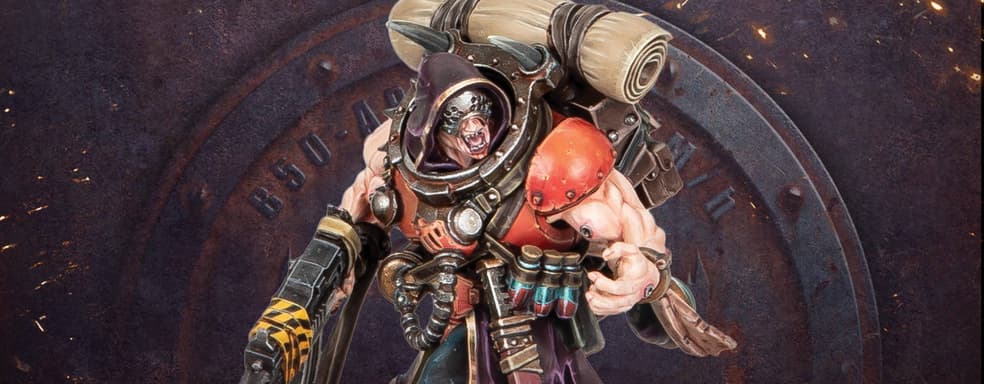 Bloody Barbarity: Warhammer: Necromunda Board Game Authors Showcase Vandot the Fallen Miniature