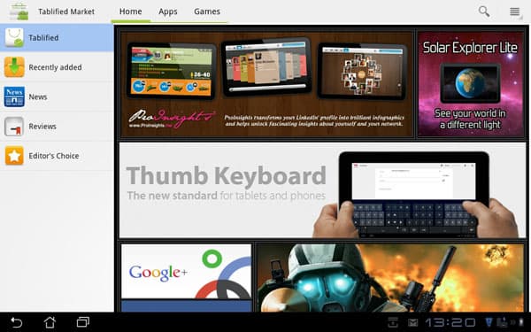 Скриншот приложения Tablified Market