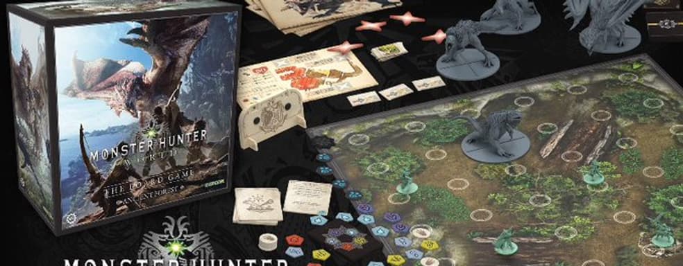 Будет выпущена настольная игра по Monster Hunter World