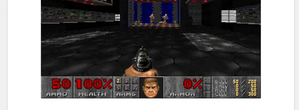El shooter DOOM se ejecuta en Microsoft Word y muestra el resultado