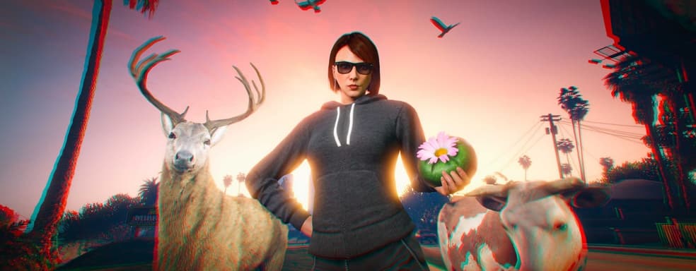 В GTA Online можно превратиться в корову или оленя