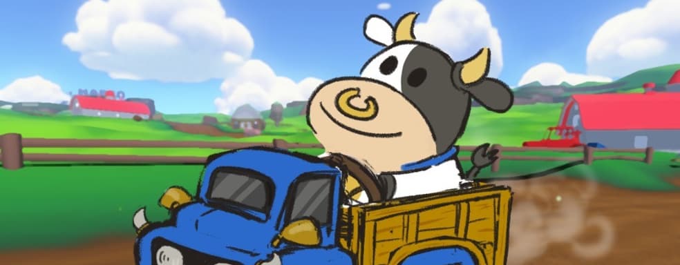 Nintendo объяснила, зачем в Mario Kart World посадили за руль корову