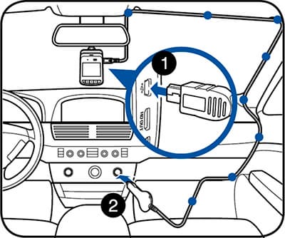 Автомобильный видеорегистратор Asus Reco Classic Car Cam