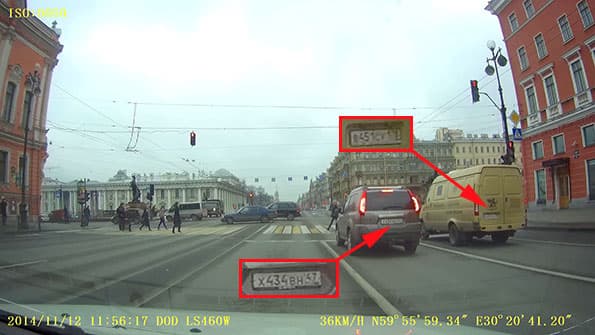 Автомобильный видеорегистратор DOD LS460W GPS