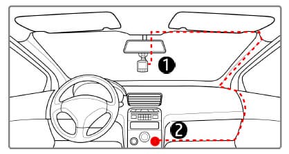 Автомобильный видеорегистратор HP Car Camcorder f310