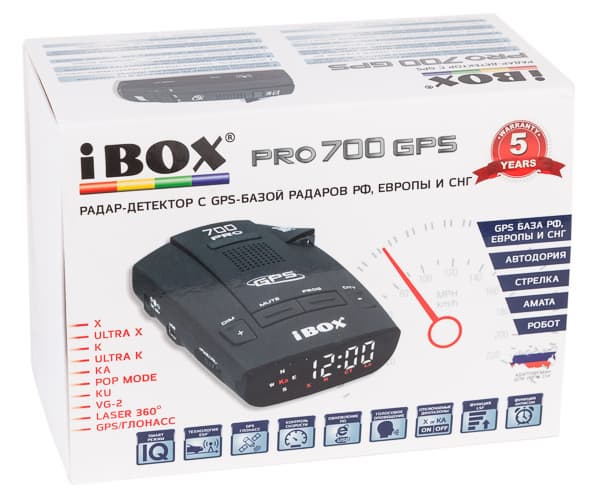 радар-детектор с GPS-информером iBox Pro 700 GPS