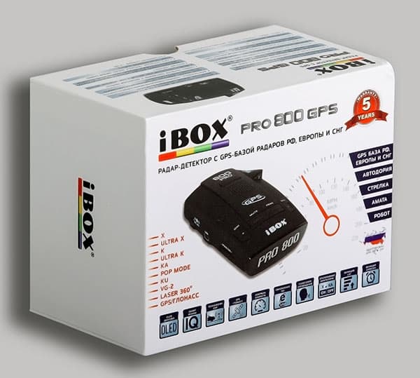 радар-детектор с GPS-информером iBox Pro 800 GPS